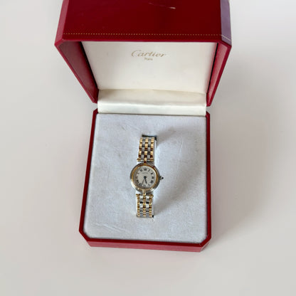 Cartier 1990s Panthere Vendome 18K There Row Watch (SM)