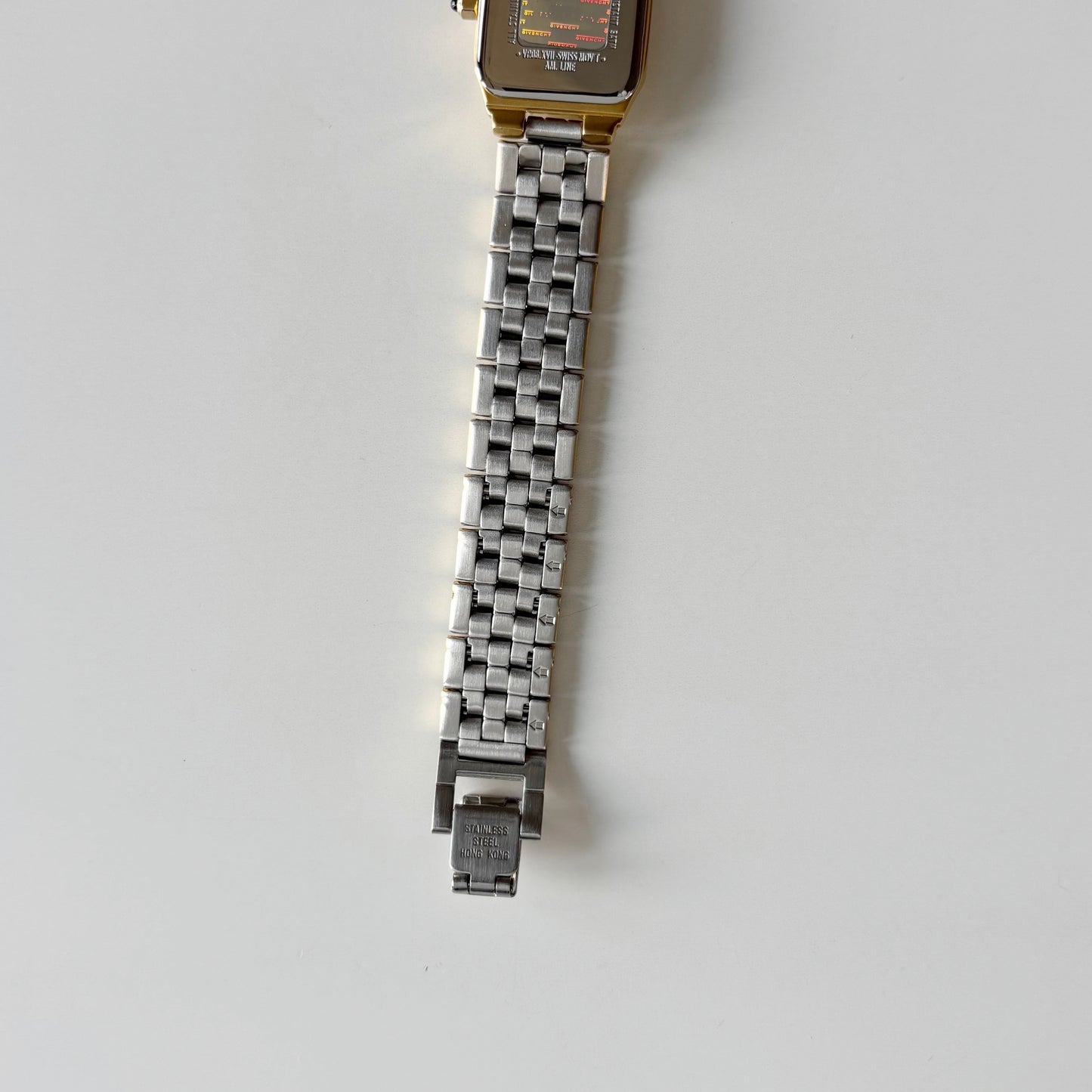 Givenchy 1990s Two Tone Gold Plated Watch