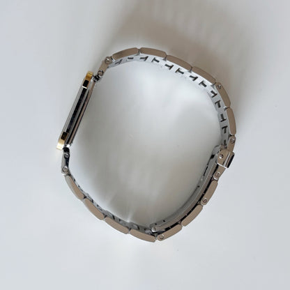 Hermes 1990s Croisier Two Tone Watch