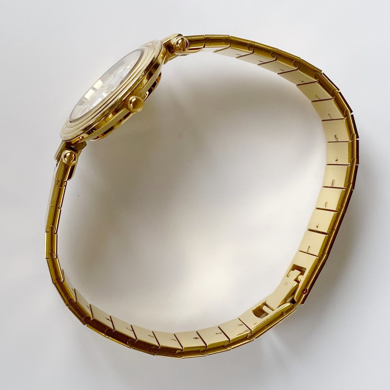 Dior 1990s Gold Plated Round Watch