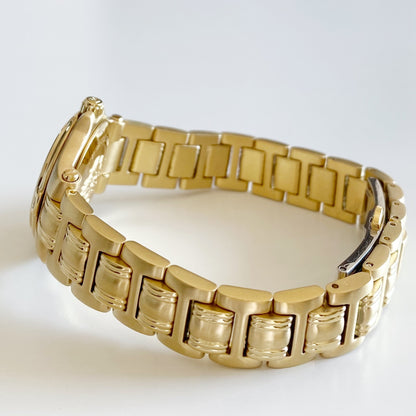 Gucci 1990s Date Gold Plated Watch