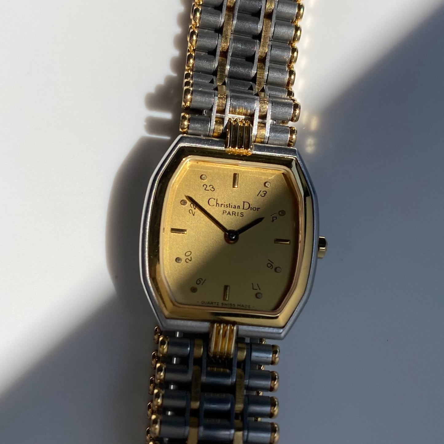 Dior 1990s Two Tone Watch
