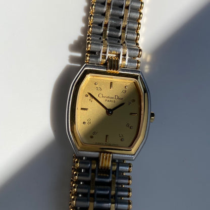 Dior 1990s Two Tone Watch