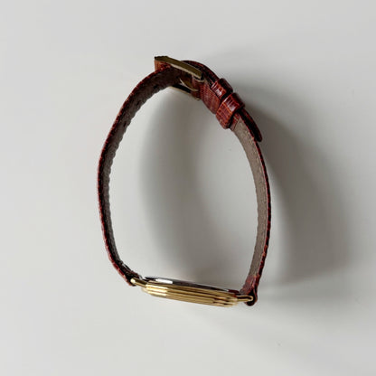 Dior 1990s Seashell Round Dial Gold Plated Watch (Large) (5/31)