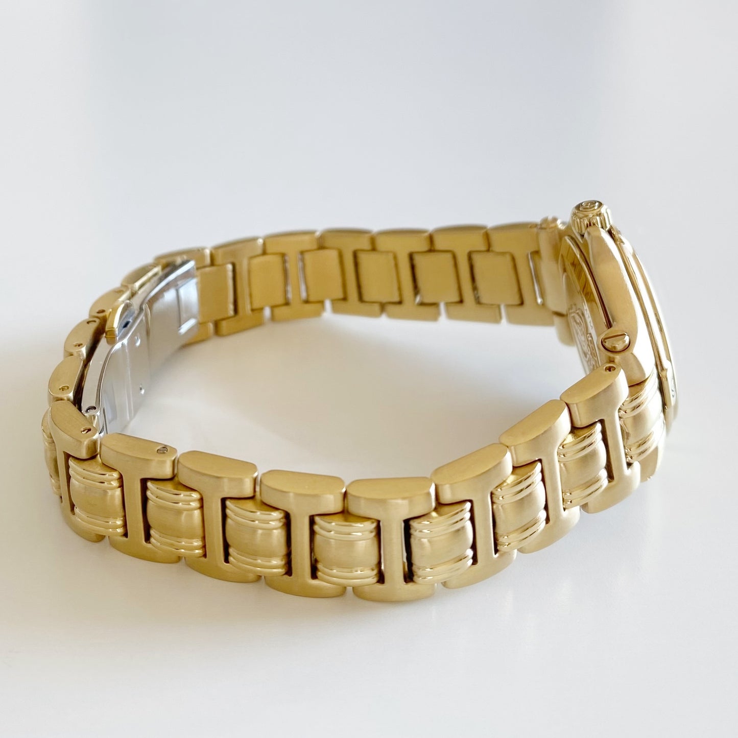 Gucci 1990s Date Gold Plated Watch