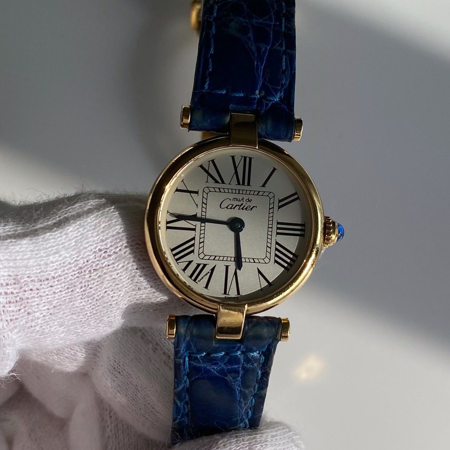 Cartier 1990s Must de Vendome Opaline Watch (SM)