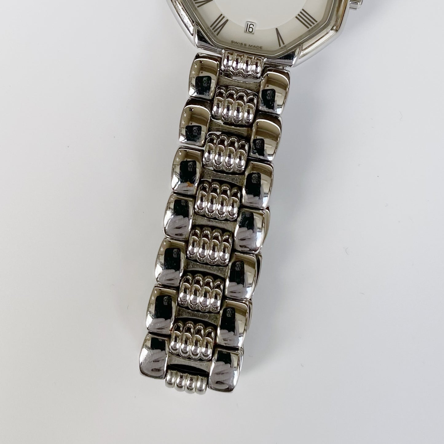 Dior 1990s Octagon Silver Watch