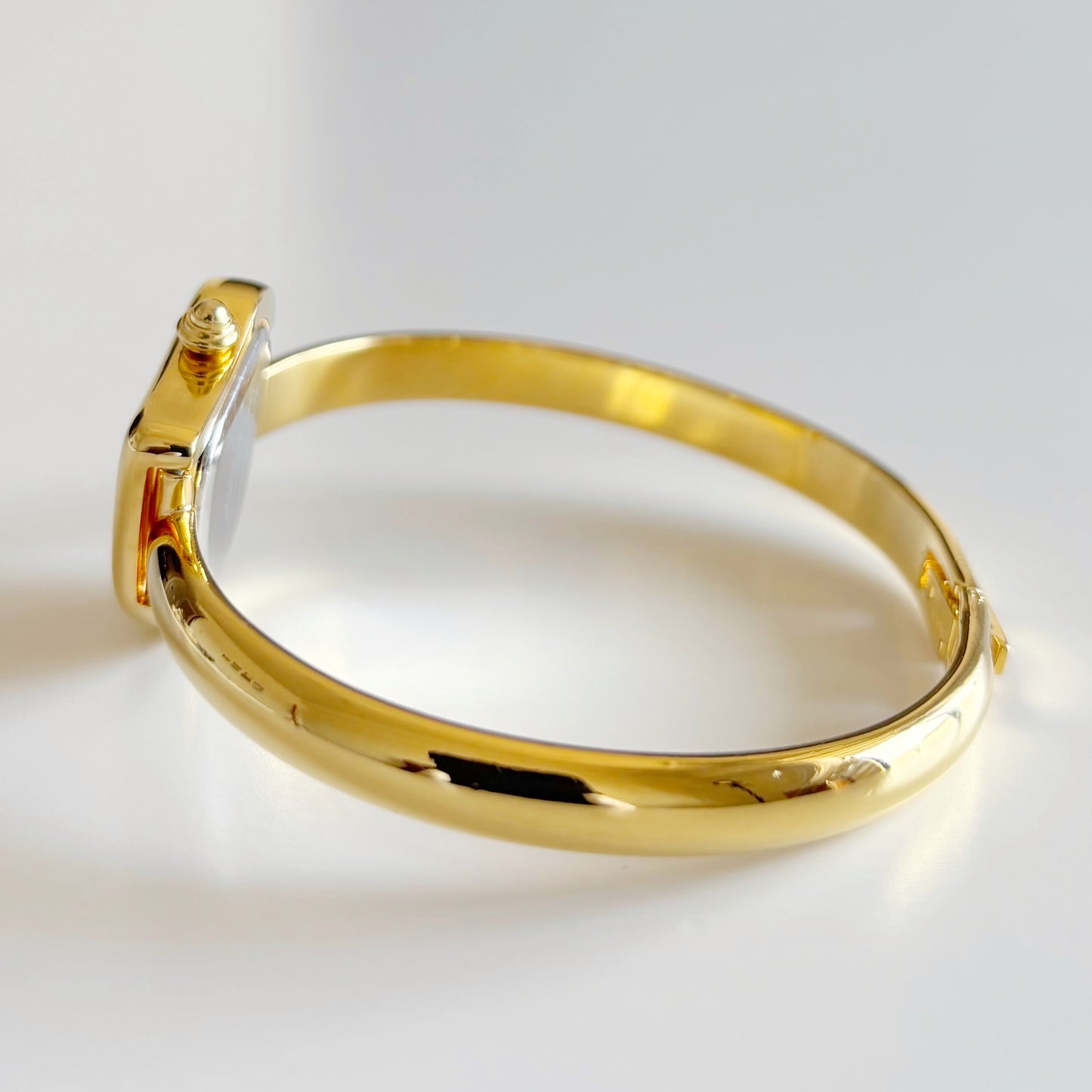 Yves Saint Laurent 1990s Heart Shaped Dial Gold Plated Watch