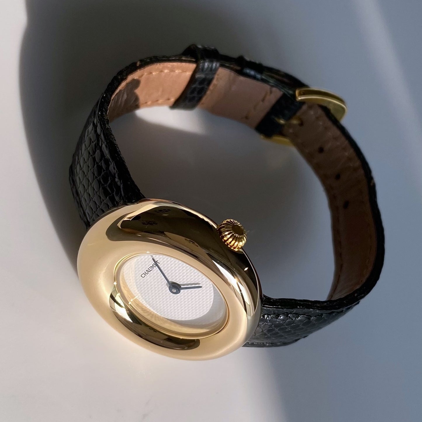 Chaumet 1980s 18K solid gold watch