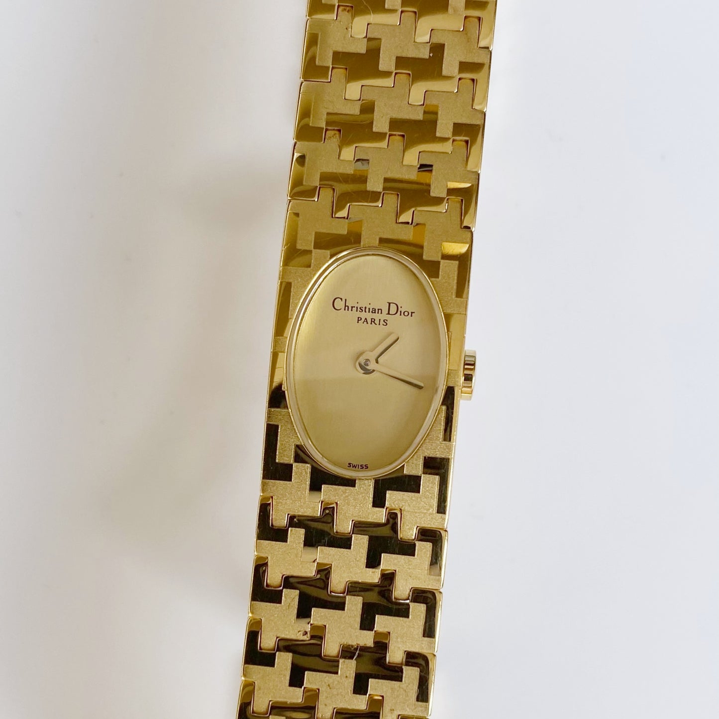 Dior Early 2000s Miss Dior Gold Plated Watch