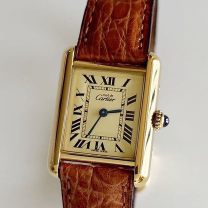 Cartier Early 2000s Must de Tank Watch (SM)