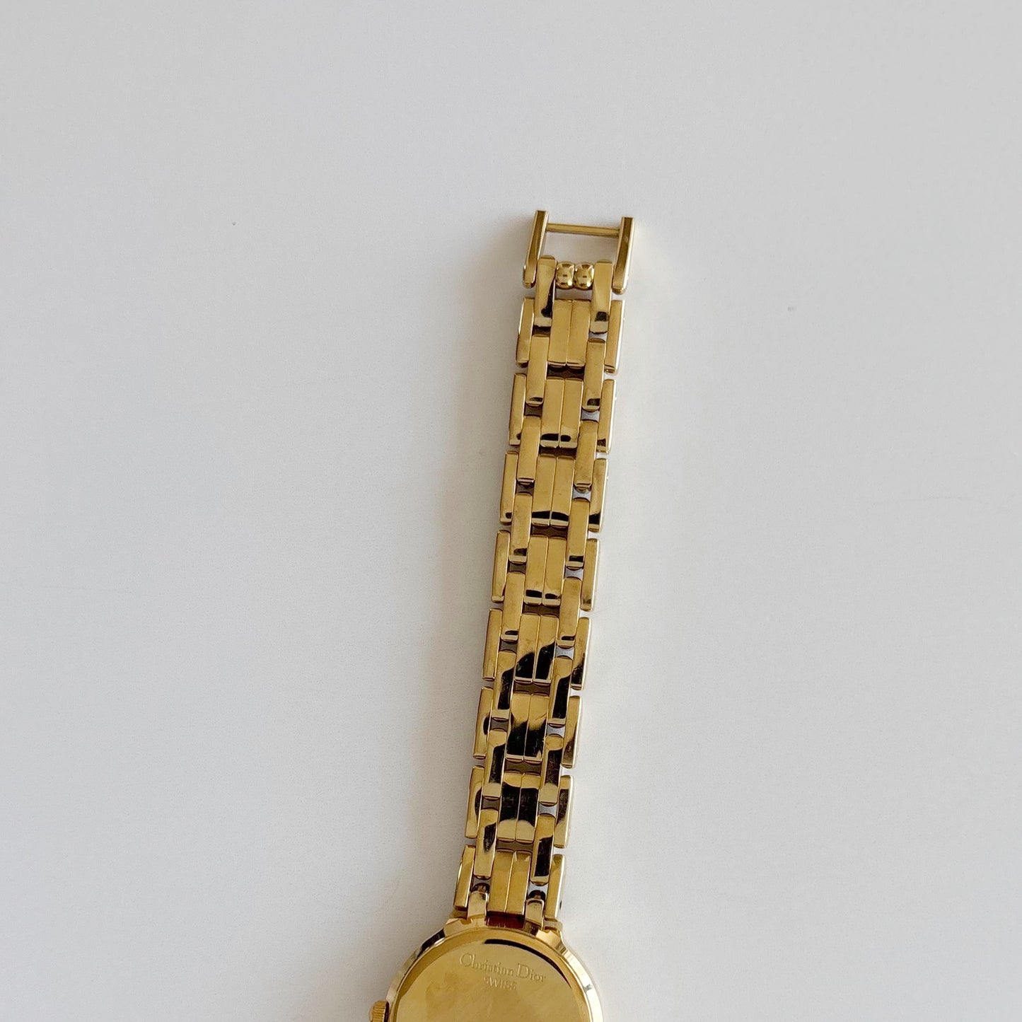 Dior 1990s Round Dial Two Tone Watch
