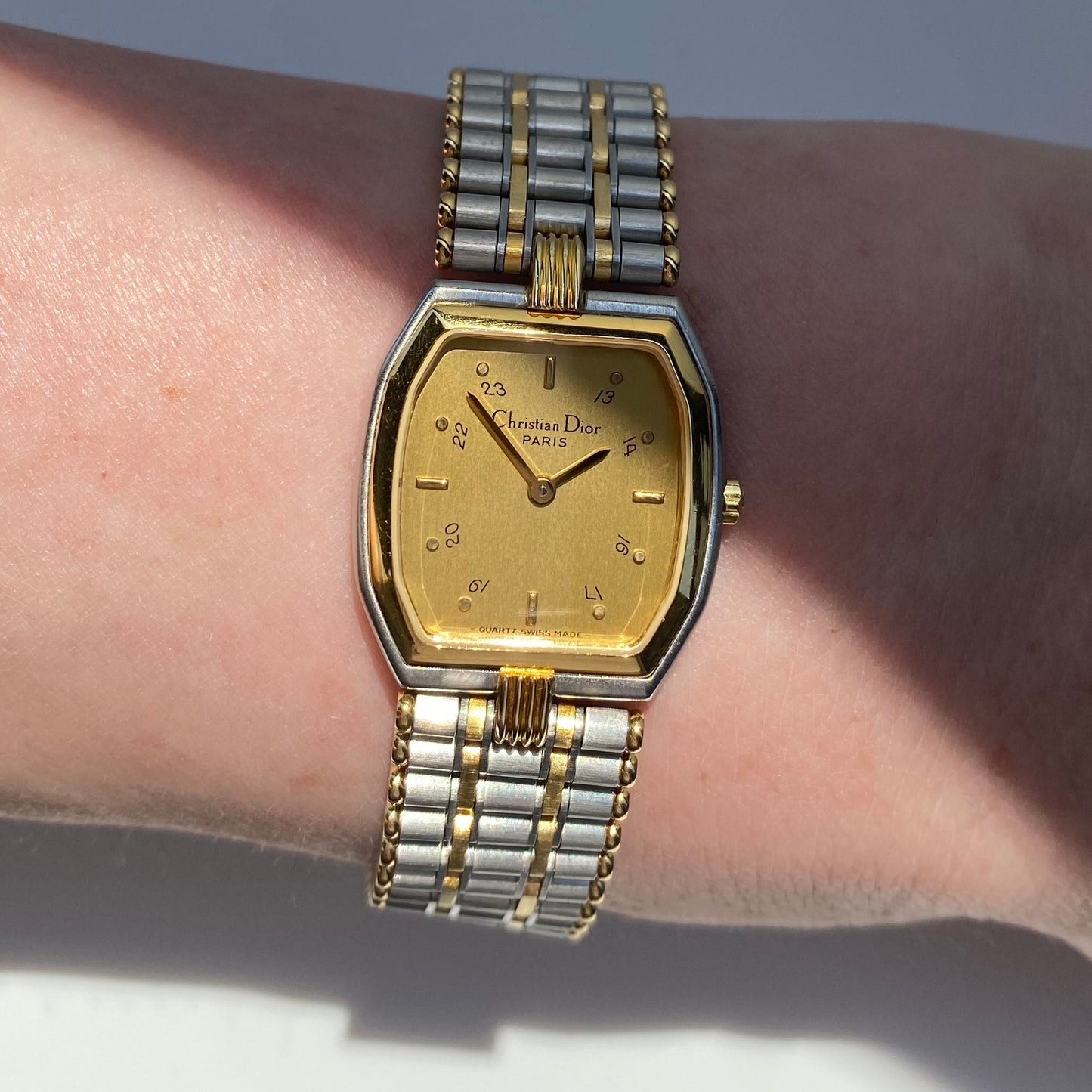Dior 1990s Two Tone Watch