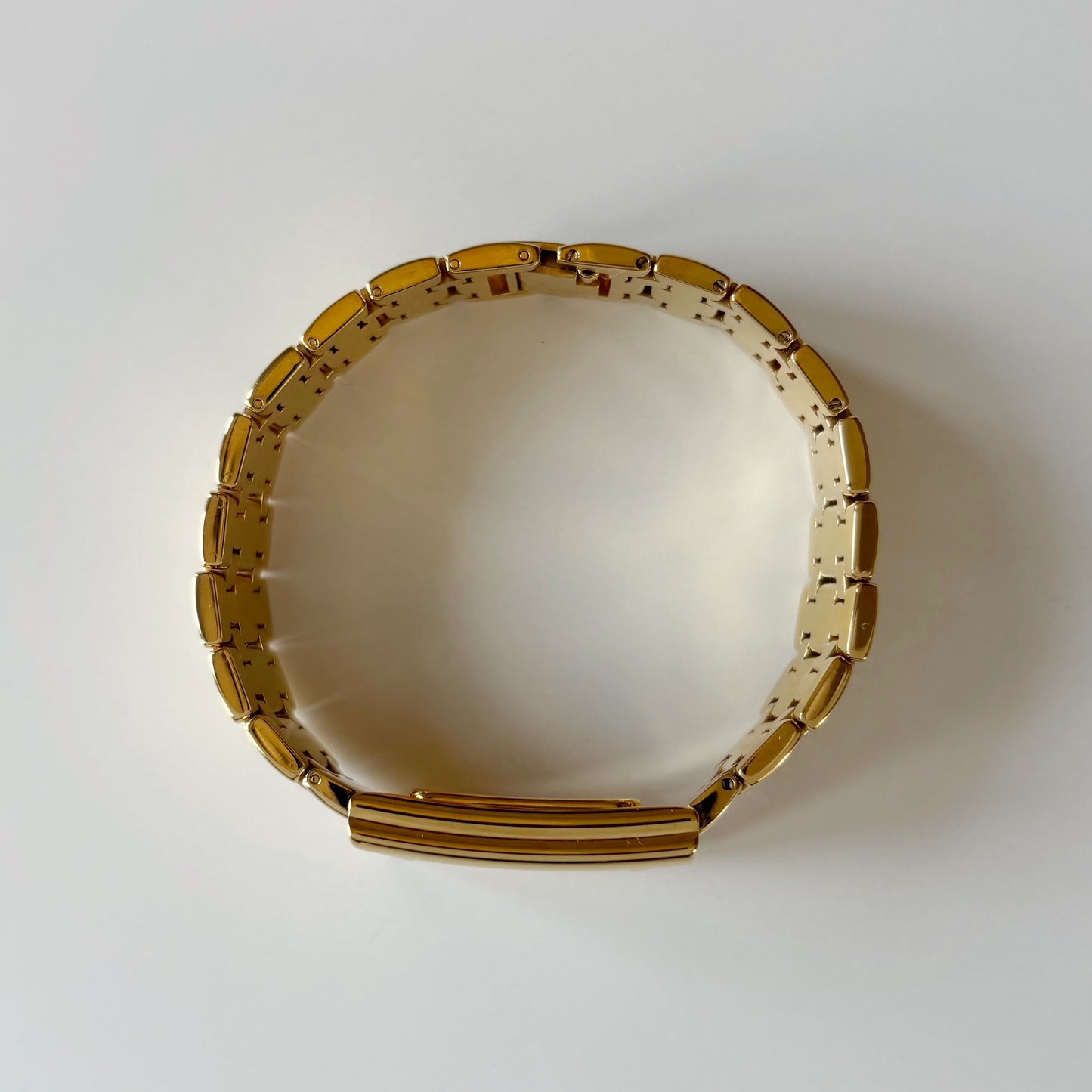 Dior 1990s Sub second Tank Gold Plated Watch