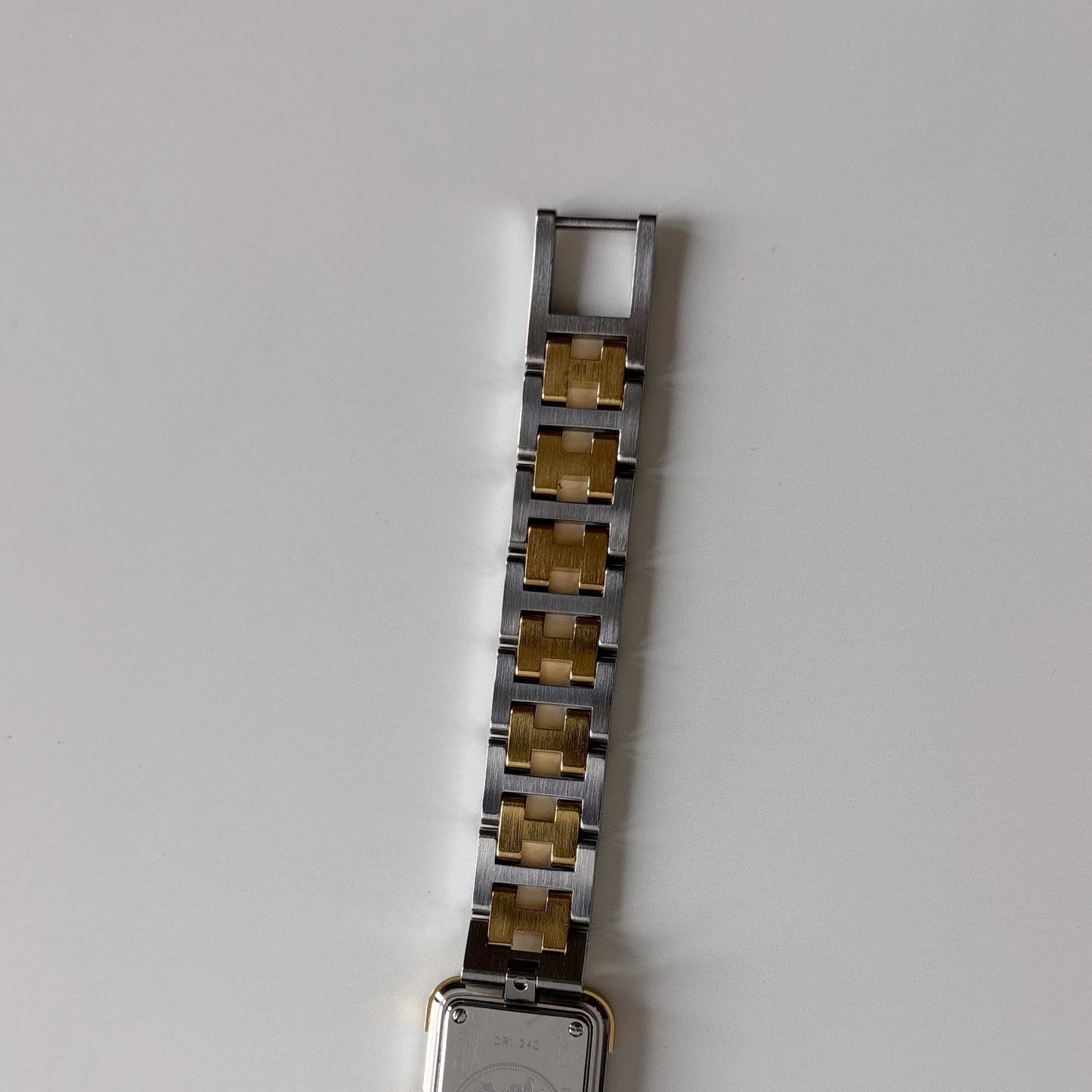 Hermes 1990s Croisier Two Tone Watch