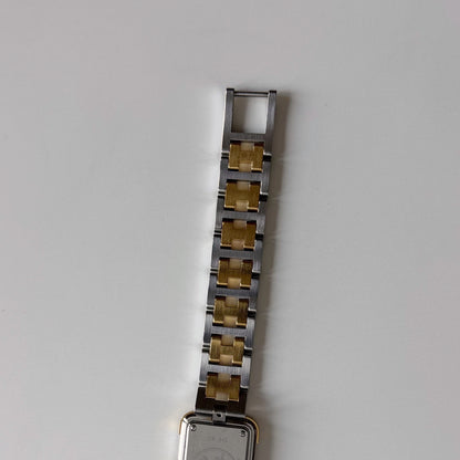 Hermes 1990s Croisier Two Tone Watch