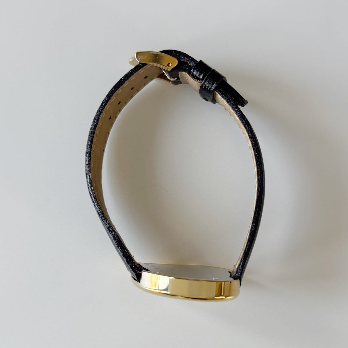 Yves Saint Laurent 1990s Heart Shaped Dial Gold Plated Watch
