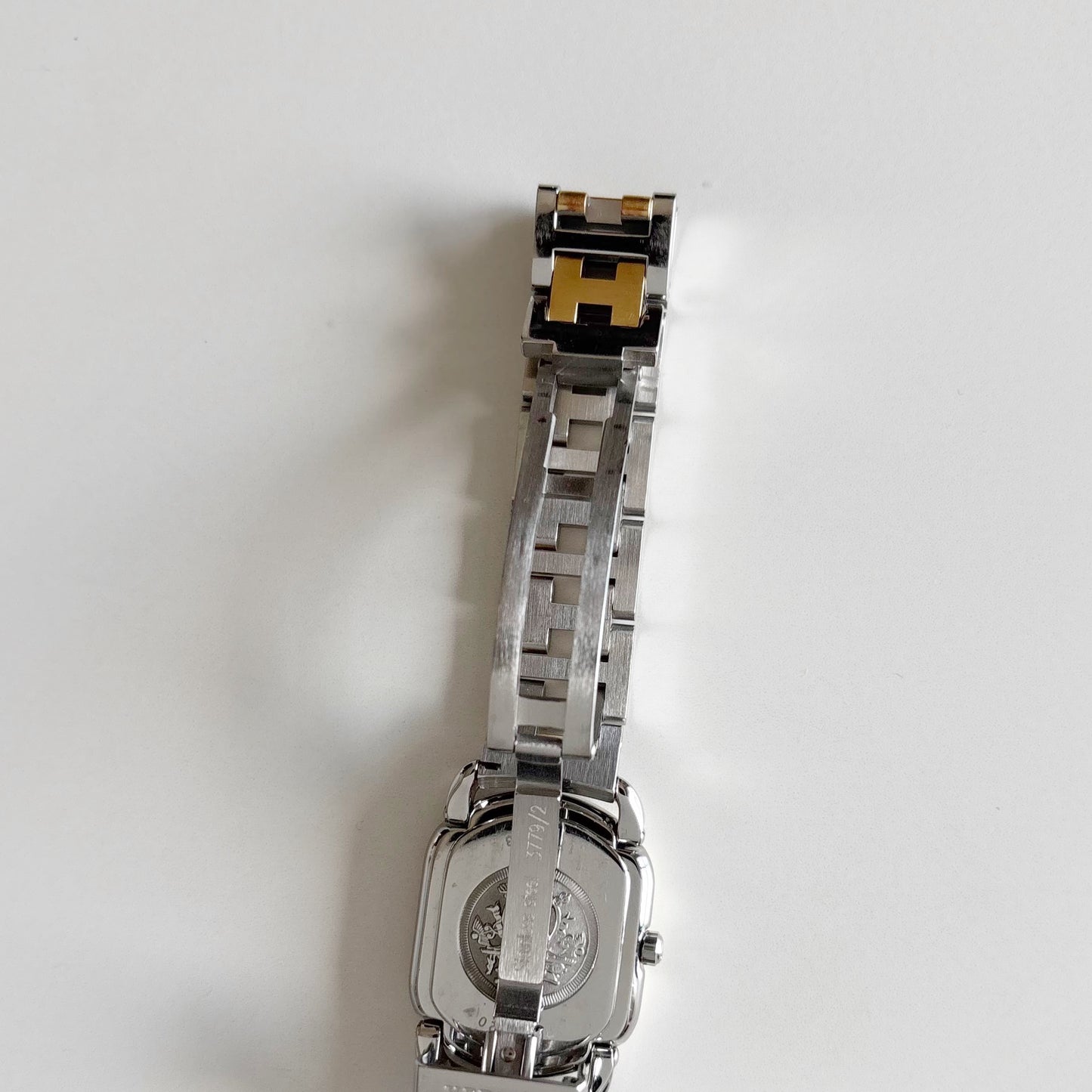 Hermes 1990s Rallye Two Tone Watch