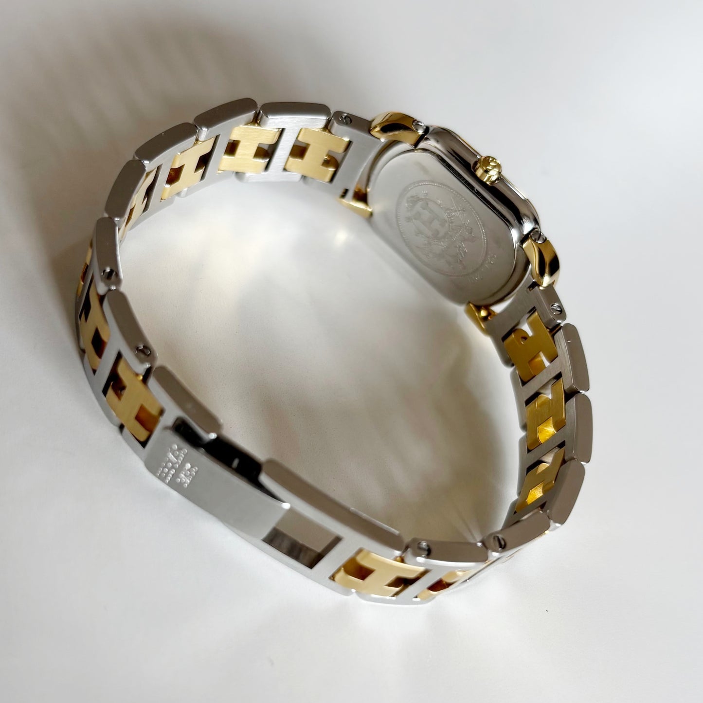 Hermes 1990s Rallye Two Tone Watch