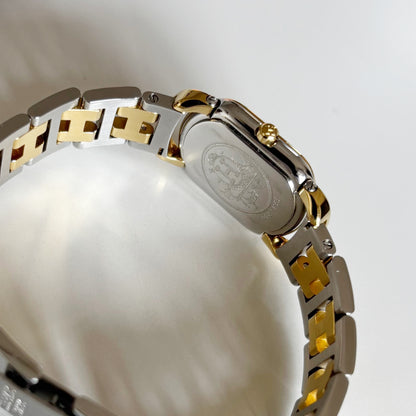 Hermes 1990s Rallye Two Tone Watch