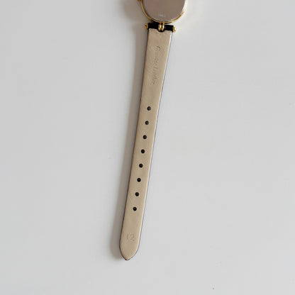 Dior 1990s Seashell Dial Gold Plated Watch
