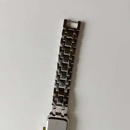 Givenchy 1990s Tank Two Tone Watch