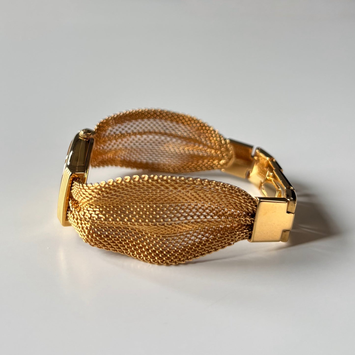 Dior 1990s Gold Oval Dial Gold Plated Watch
