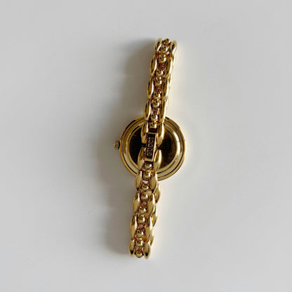 Gucci 1990s Interchangeable Bezel Gold Plated Watch with 6 bezels, case (160mm)