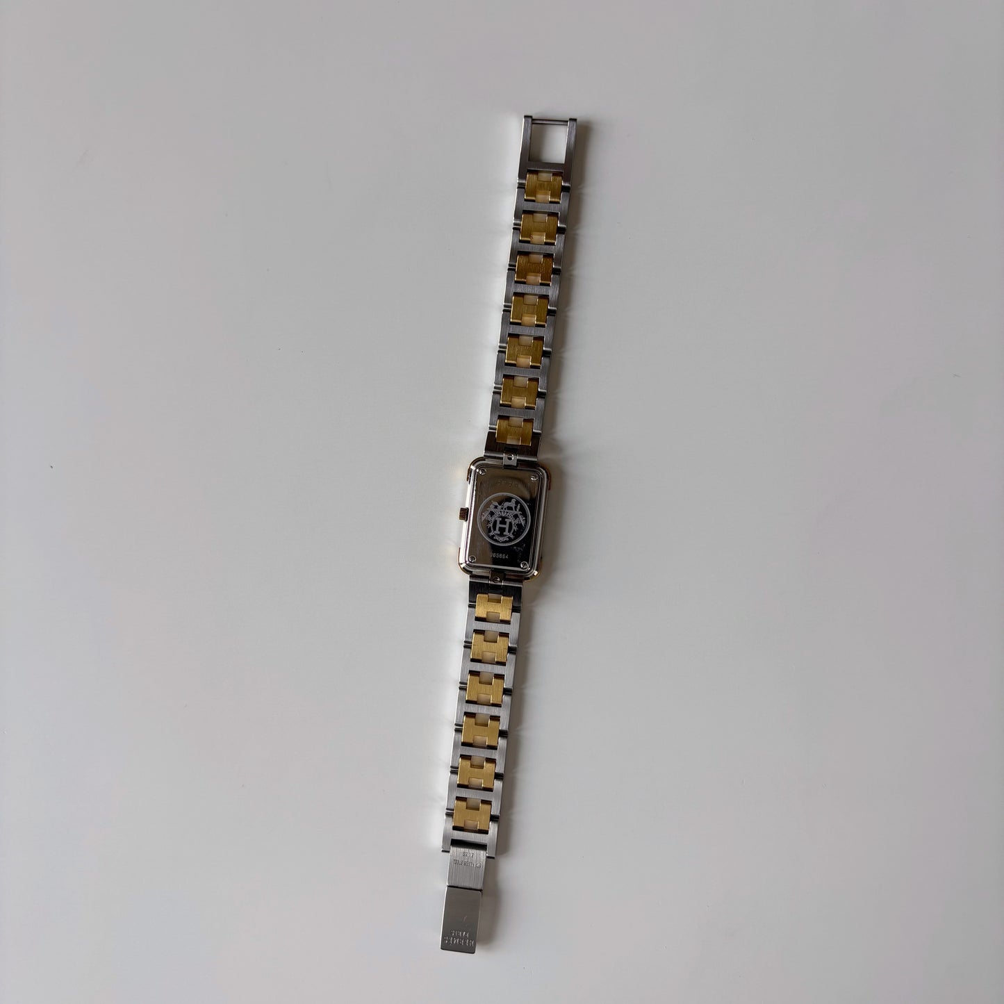 Hermes 1990s Croisier Two Tone Watch