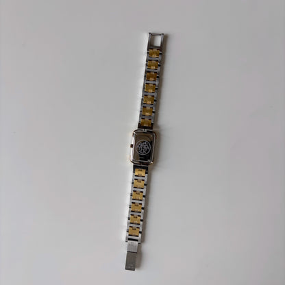 Hermes 1990s Croisier Two Tone Watch