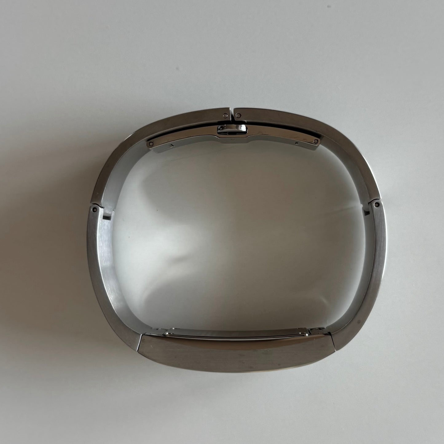 Gucci 1990s Silver Stainless steel Bangle Watch