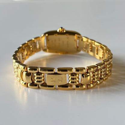 Yves Saint Laurent 1990s Tank Gold-Plated Watch
