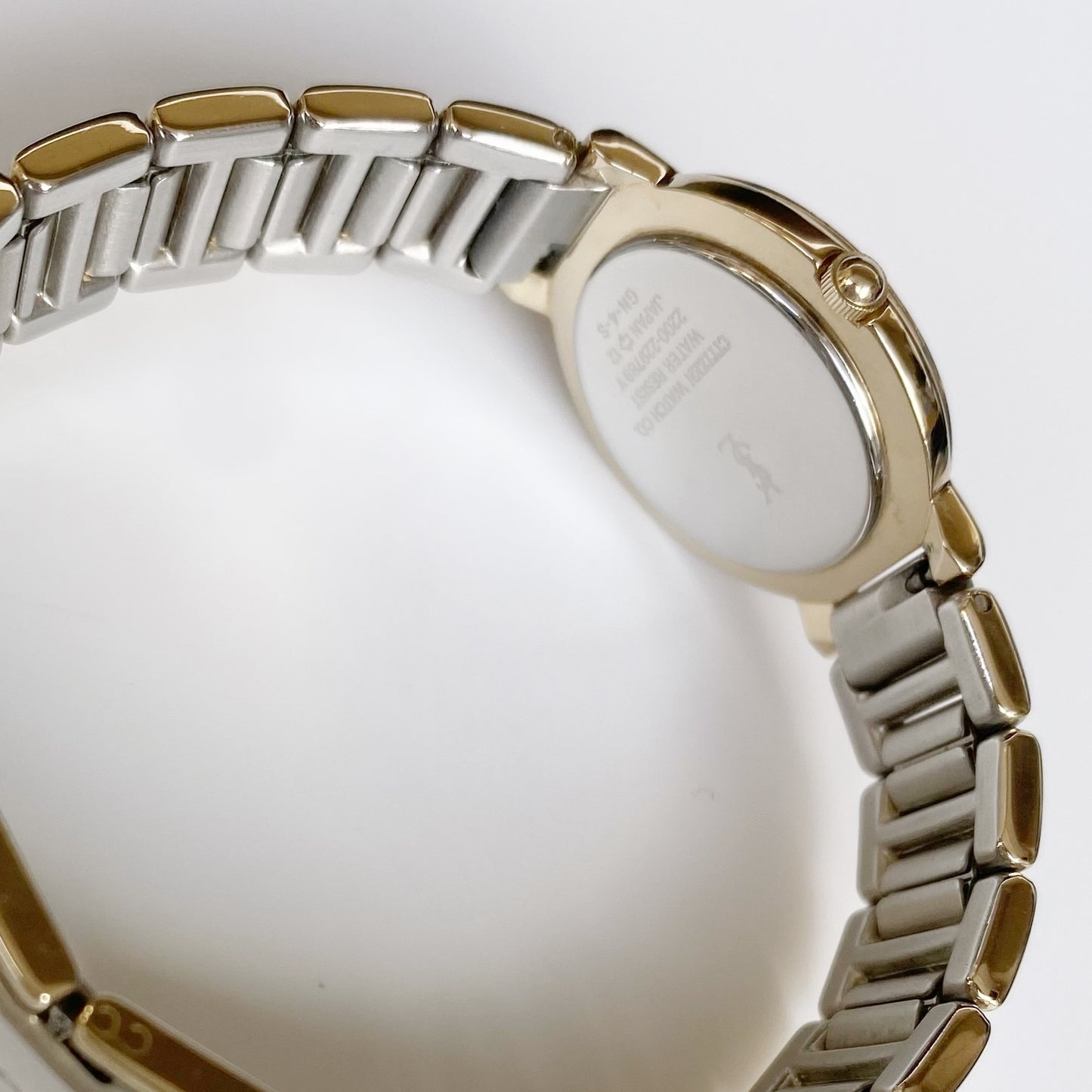 Yves Saint Laurent Round Two Tone Watch