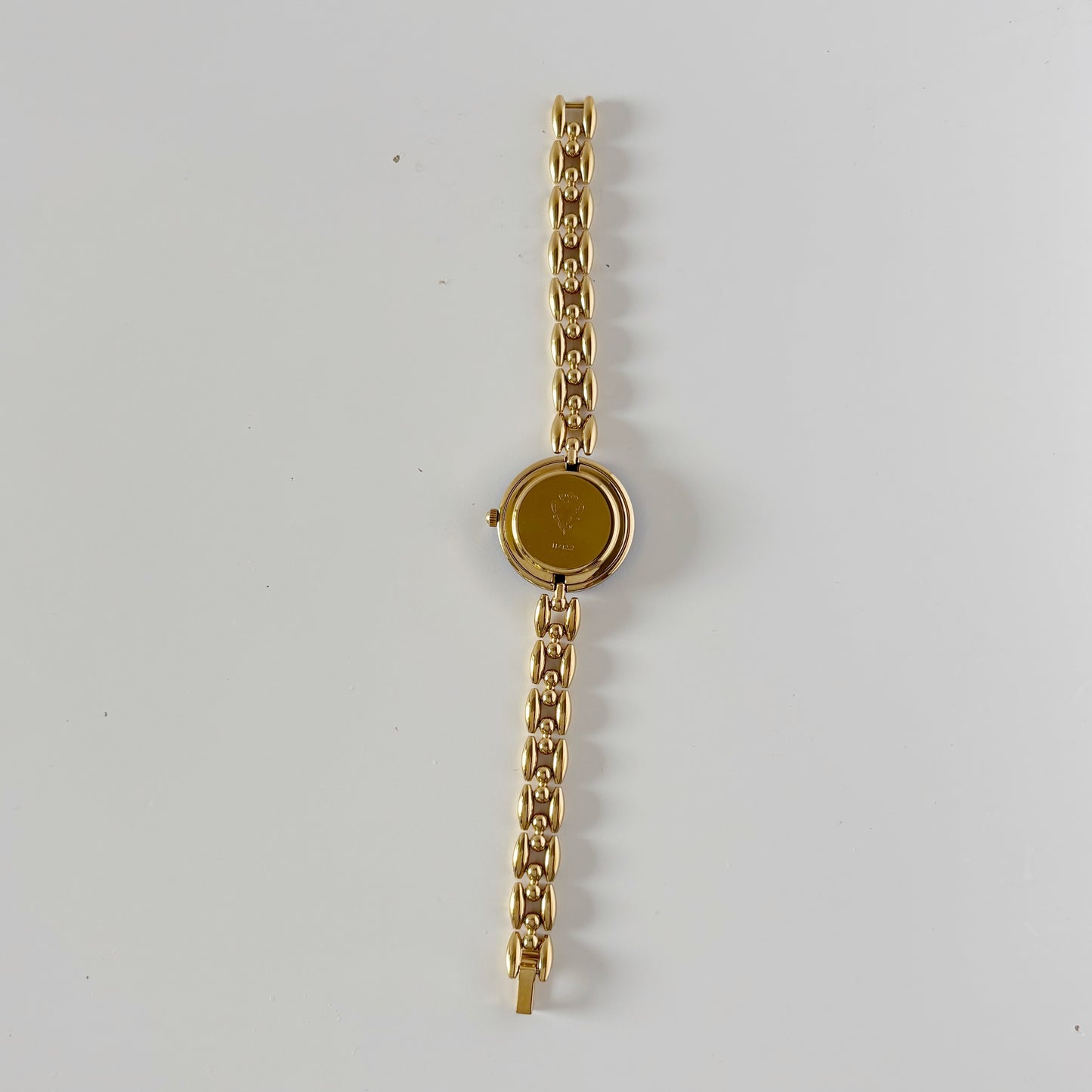 Gucci 1990s Interchangeable Bezel Gold Plated Watch with 6 bezels, case (160mm)