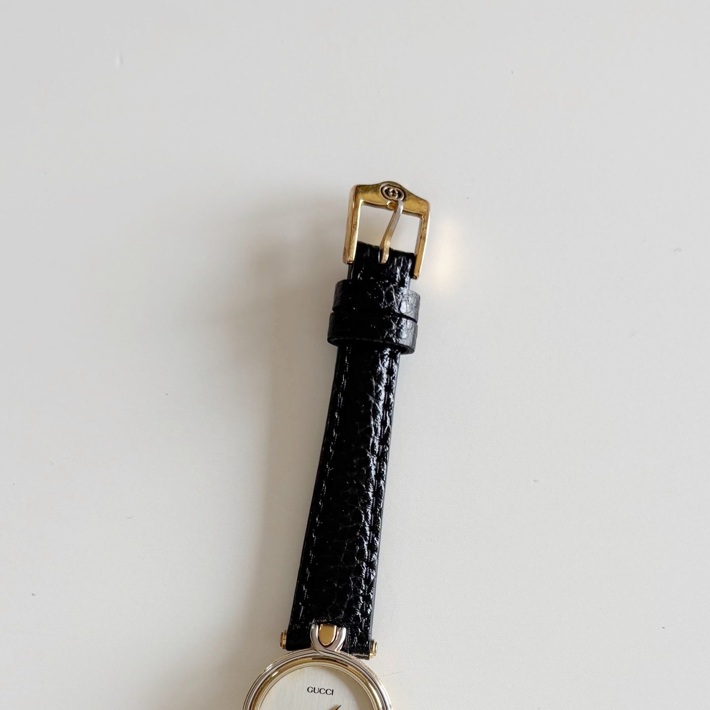 Gucci 1990 Round Dial Two Tone Watch
