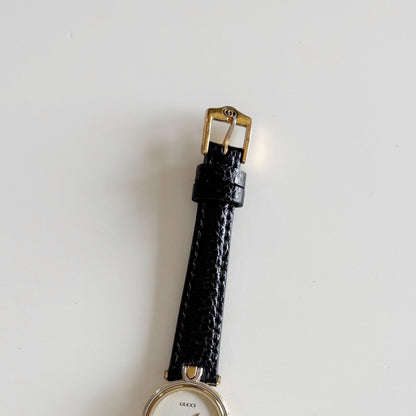 Gucci 1990 Round Dial Two Tone Watch