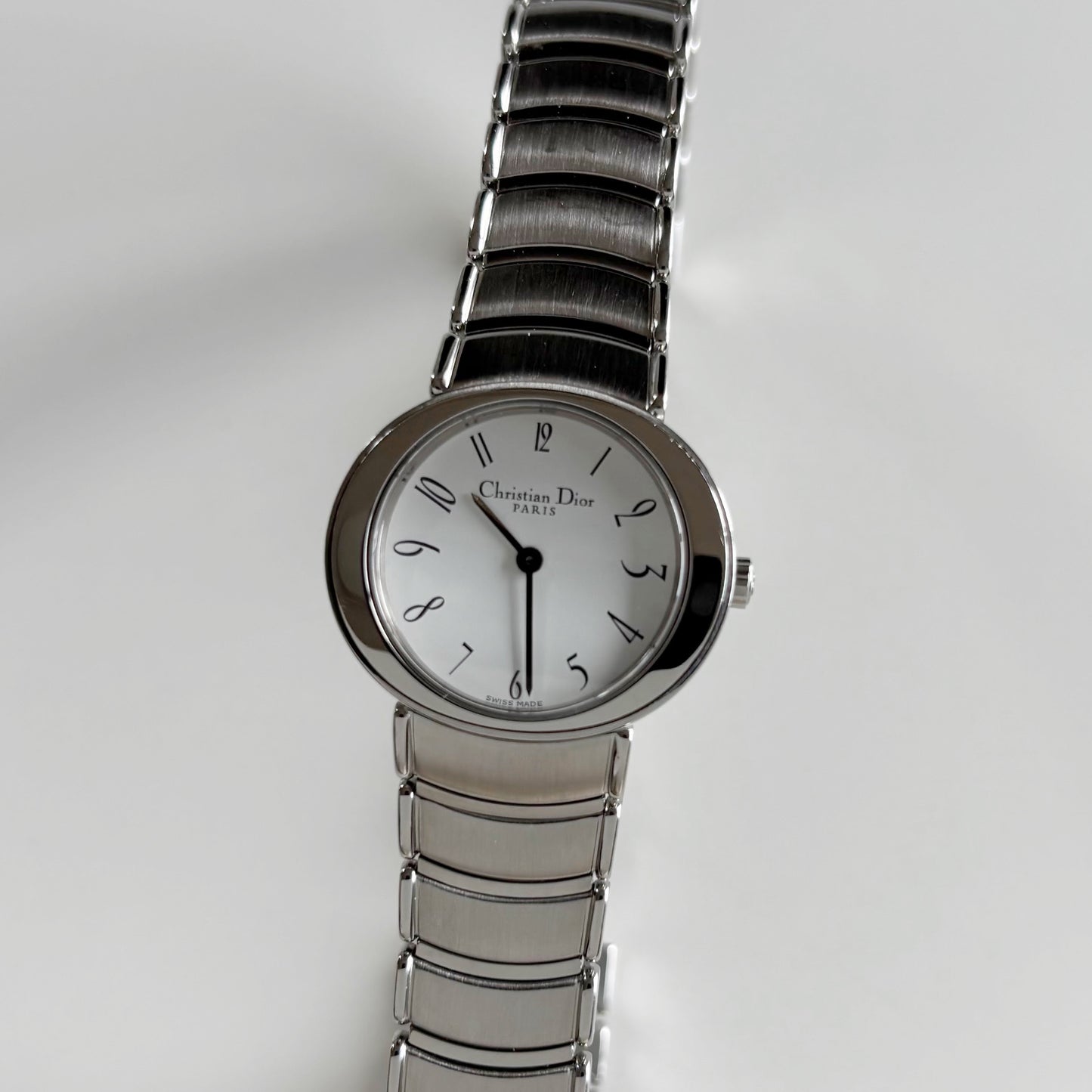 Dior 1990s Oval Dial Stainless steel Watch