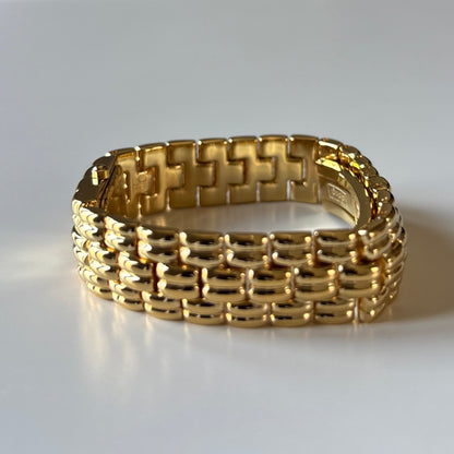 Fendi 1990s Gold Plated Watch