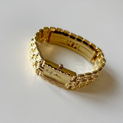 Fendi 1990s Gold Plated Watch