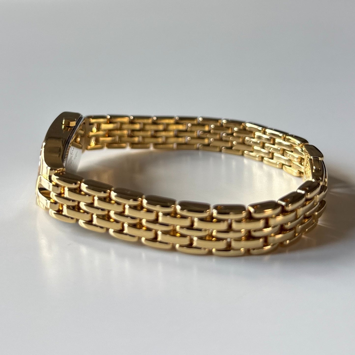 Yves Saint Laurent 1990s Oval Dial Gold Plated Watch