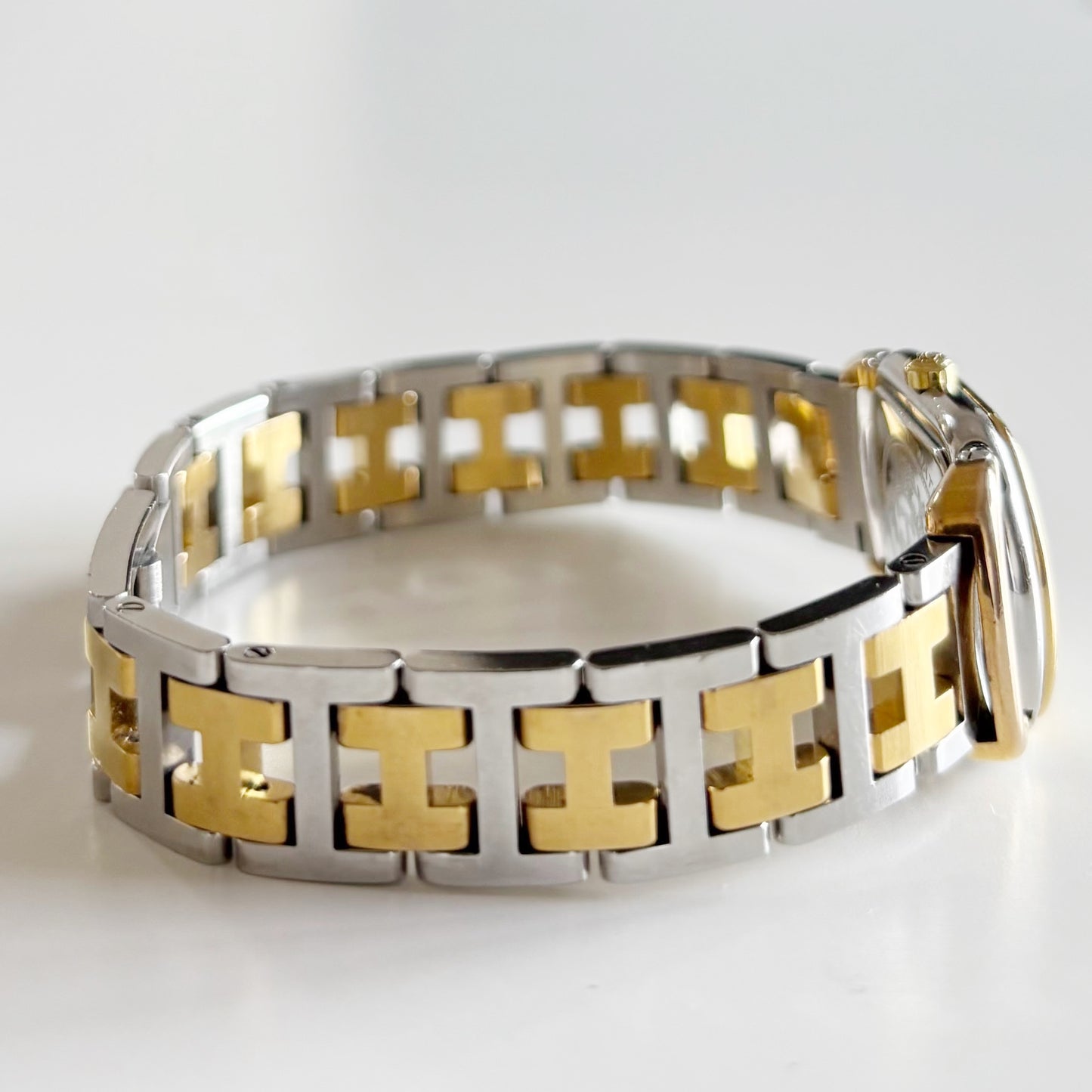 Hermes 1990s Rallye Two Tone Watch