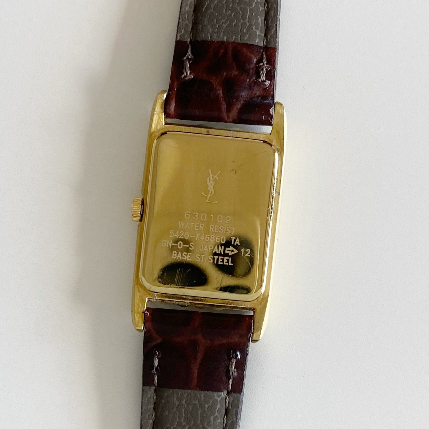 Yves Saint Laurent 1990s Tank Watch