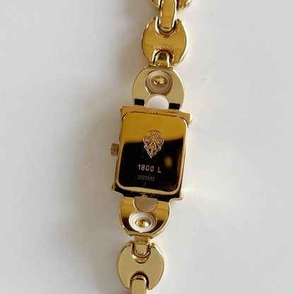 Gucci 1990s Interchangeable Strap Gold Plated Watch