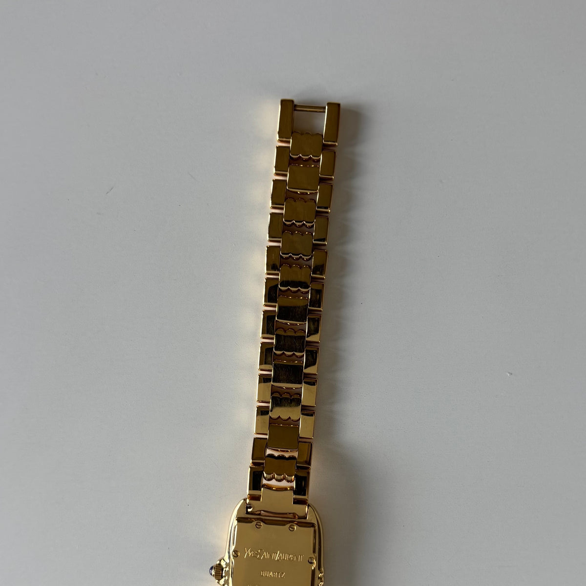 Yves Saint Laurent 1990s Tank Gold-Plated Watch