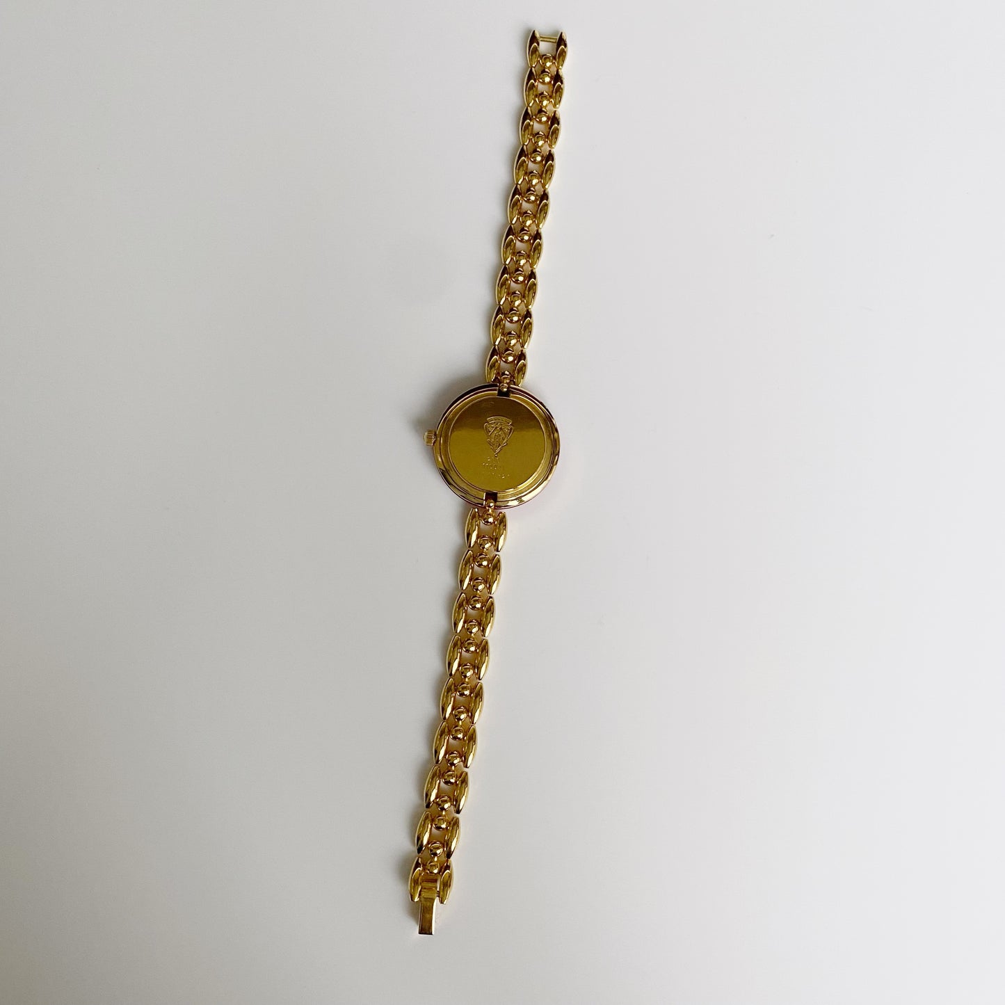 Gucci 1990s Interchangeable Bezel Gold Plated Watch with 6 bezels, case