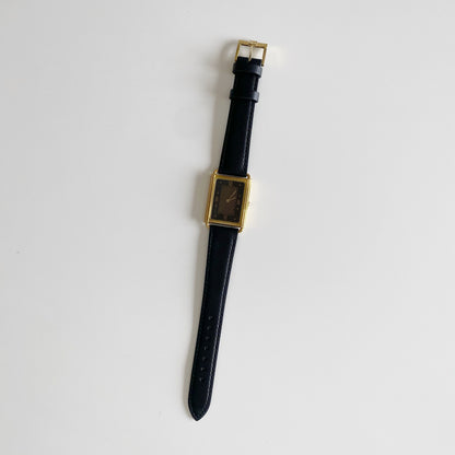 Dior 1990s Gold Plated Tank Watch (Large)
