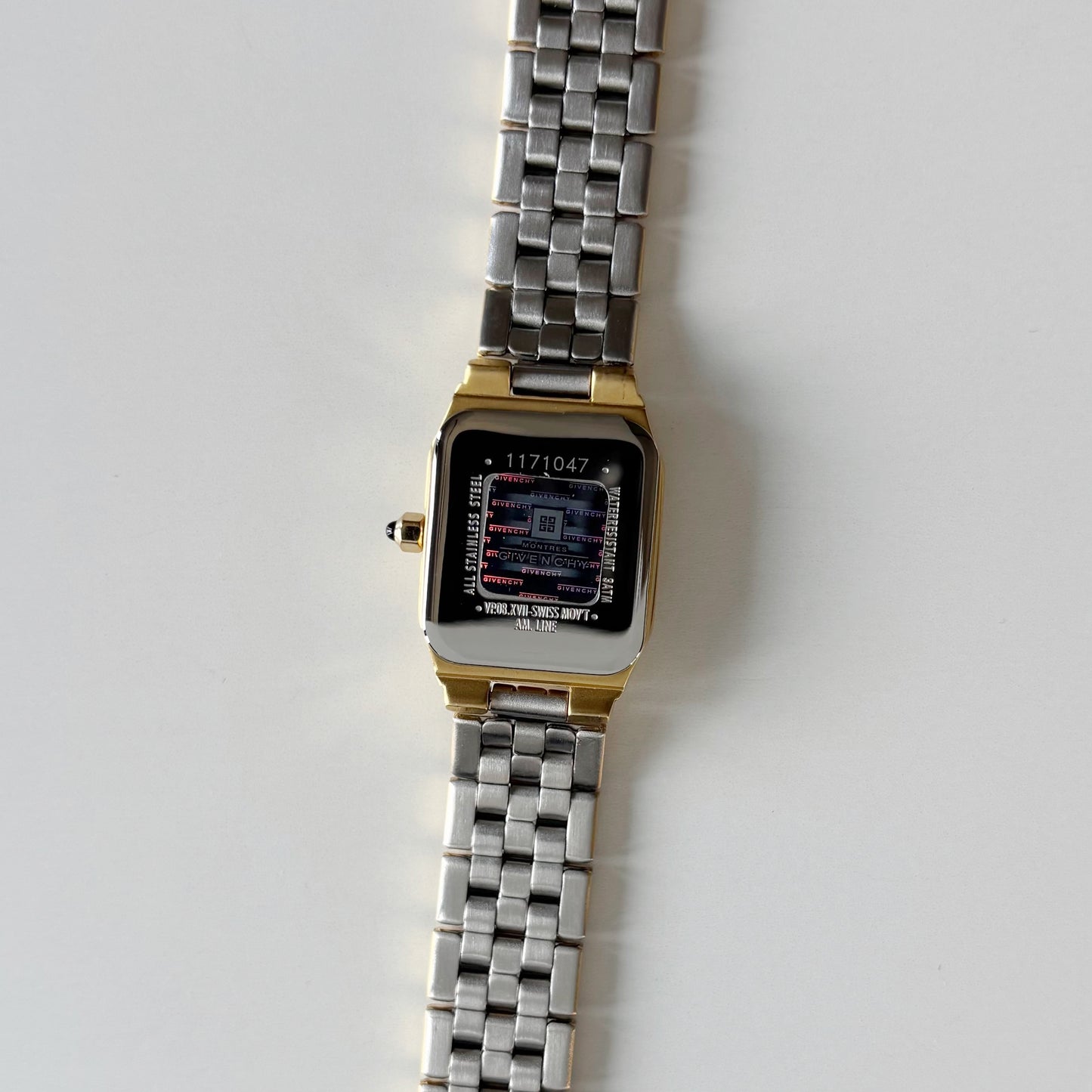 Givenchy 1990s Two Tone Gold Plated Watch