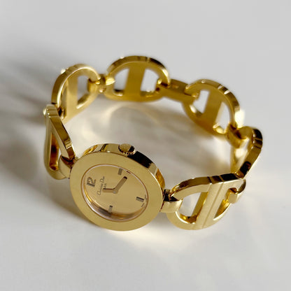 Dior Early 2000s Malice Mirror Dial Gold Plated Watch