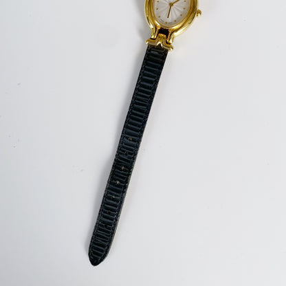 Fendi 1990s Interchangeable Belt Watch with 8 leather straps and case