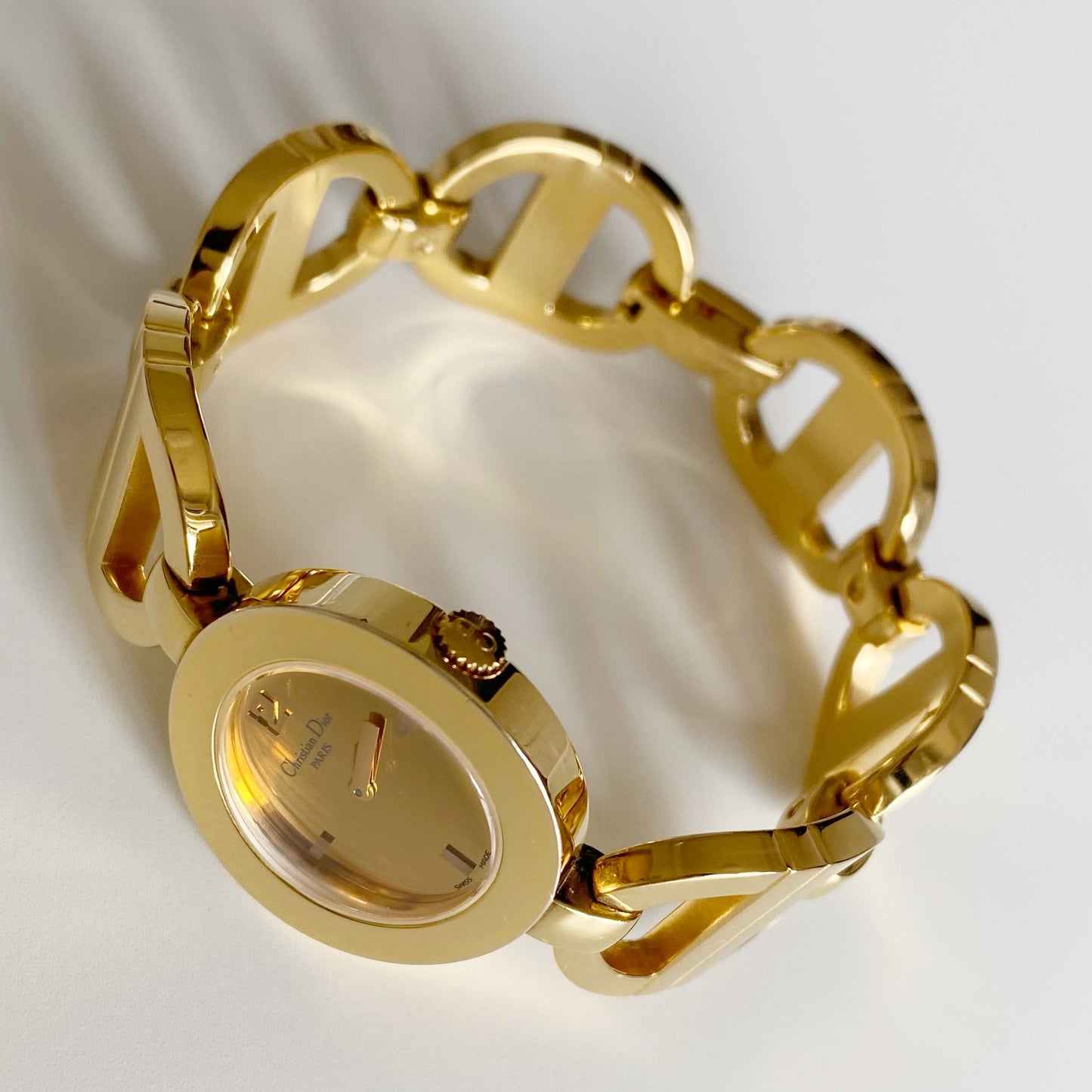 Dior Early 2000s Malice Gold Plated Watch